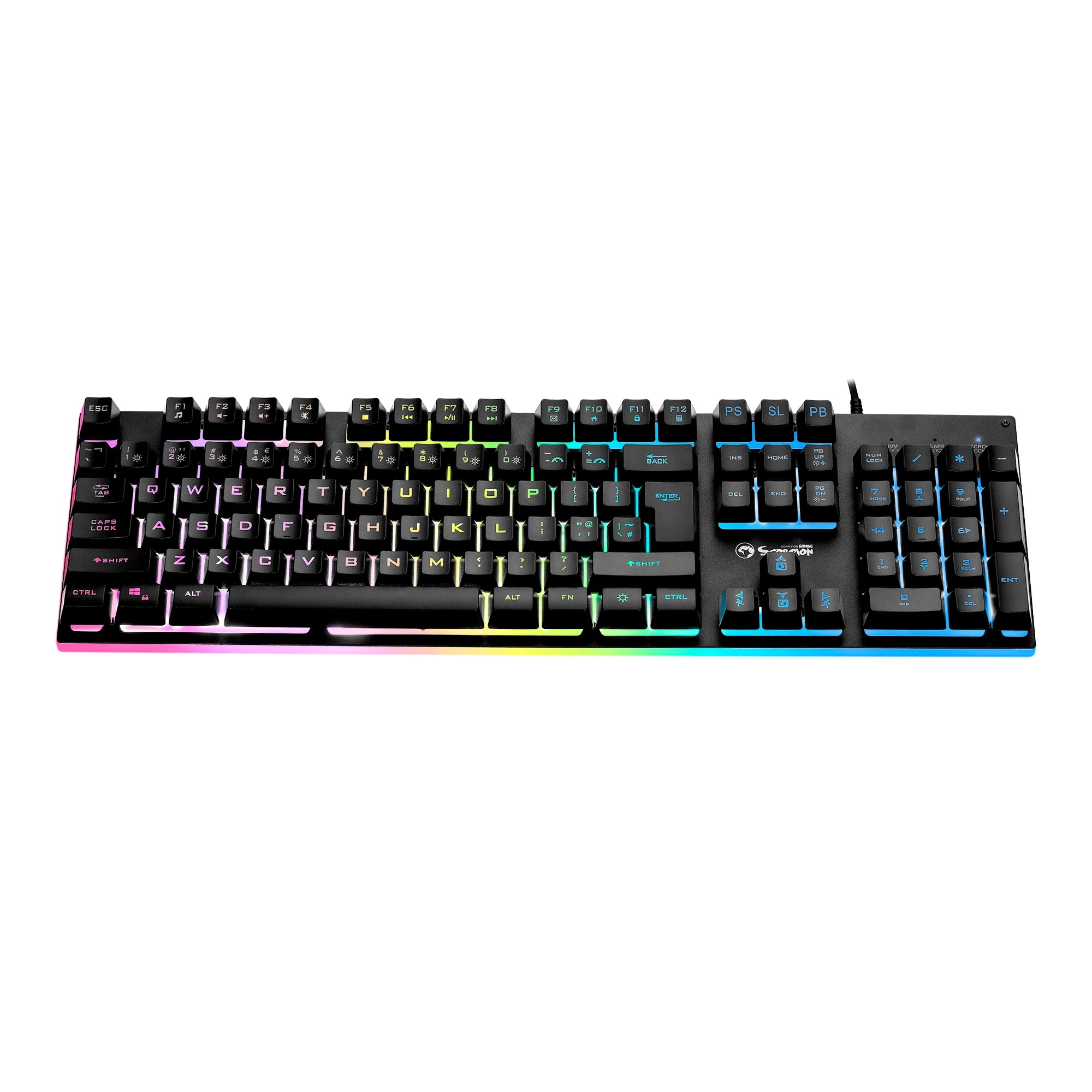 Клавиатура Marvo геймърска клавиатура Gaming Keyboard 104 keys - K604 ...