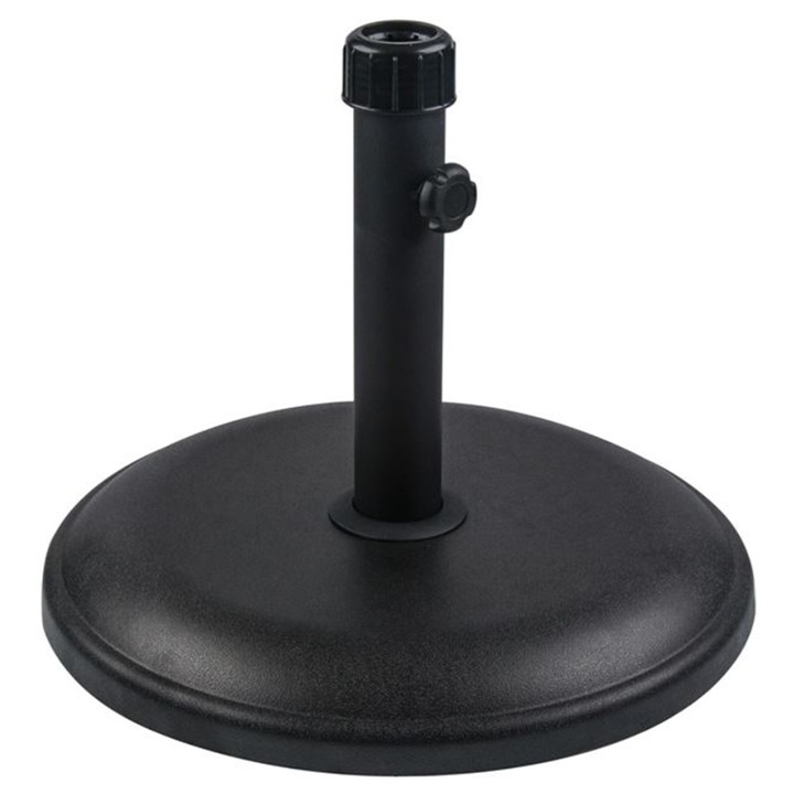 Стойка за чадър, Неблагороден метал, Φ35-38, 40см, Черен