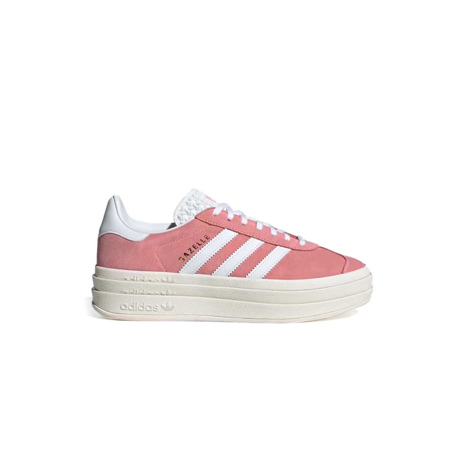Tenisi dama Adidas Gazelle Bold W, piele intoarsa, roz, 40 - eMAG.ro