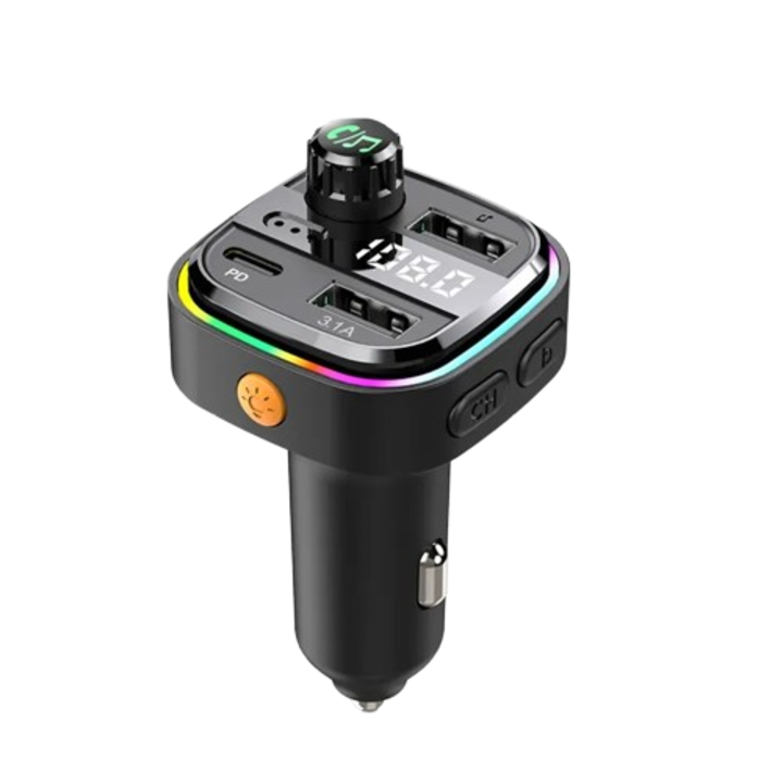 Bluetooth FM модулатор, черен