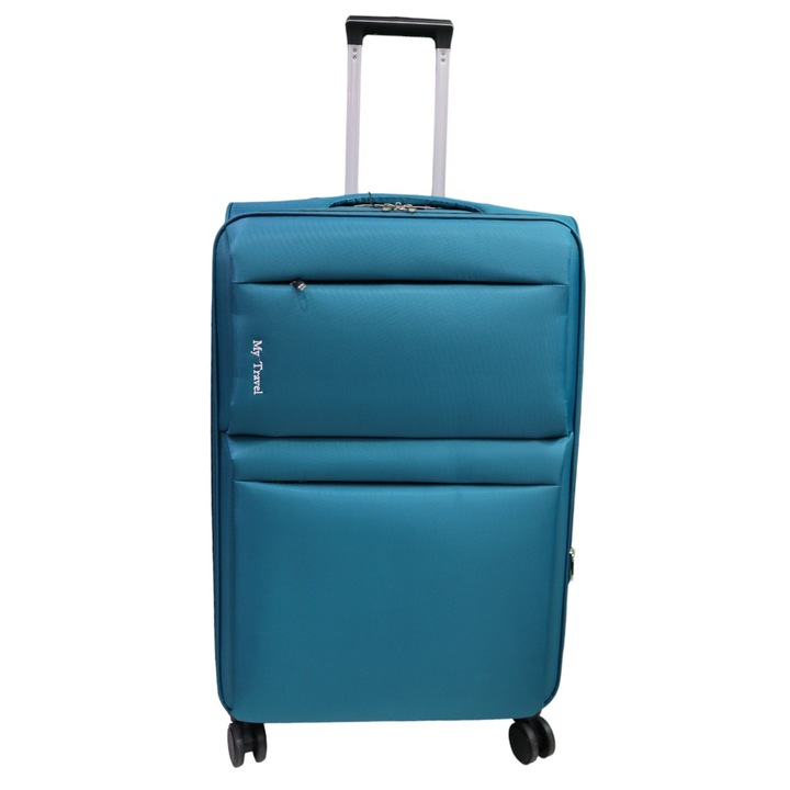 Troler My Travel B-001, dimensiune mare 28", 4 roti pivotante, 70x47x32cm, green