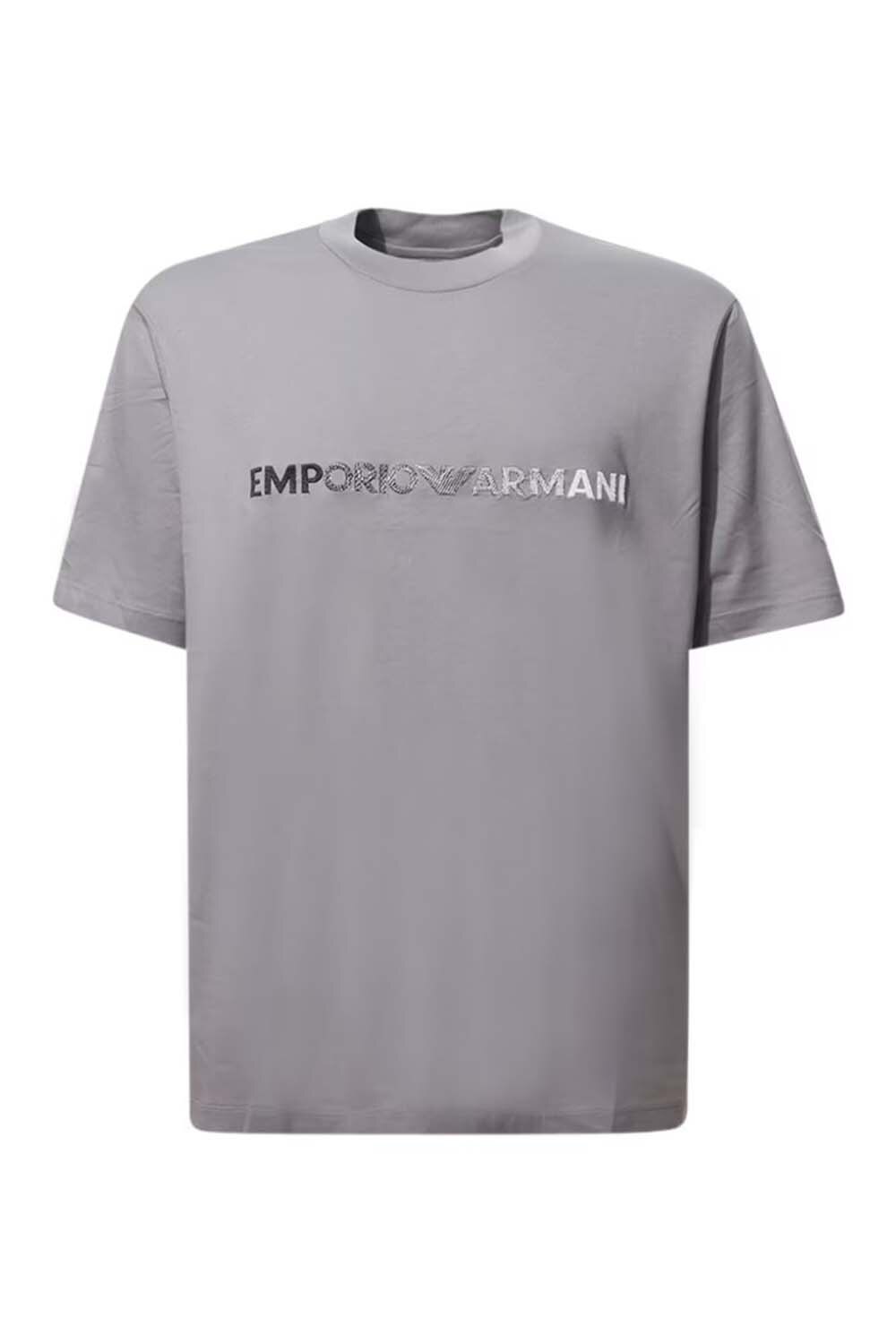 Tricou barbati, Emporio Armani, Gri, XL - eMAG.ro