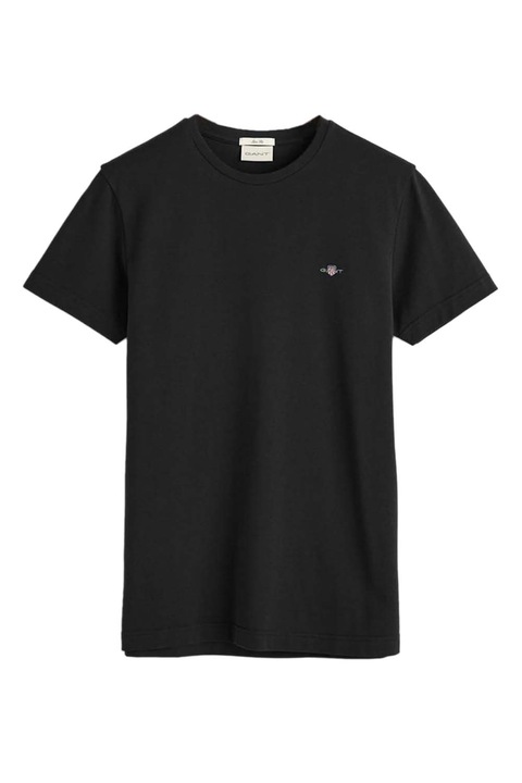Tricouri barbati Gant in culoarea neagra, Negru