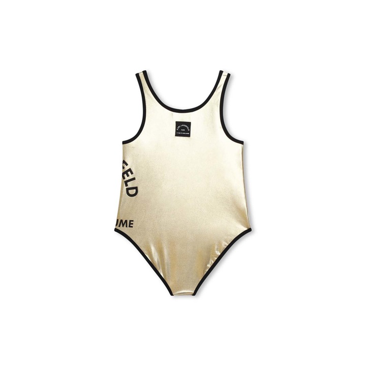 Costum de baie copii Karl Lagerfeld Z30059, galben auriu, 14A