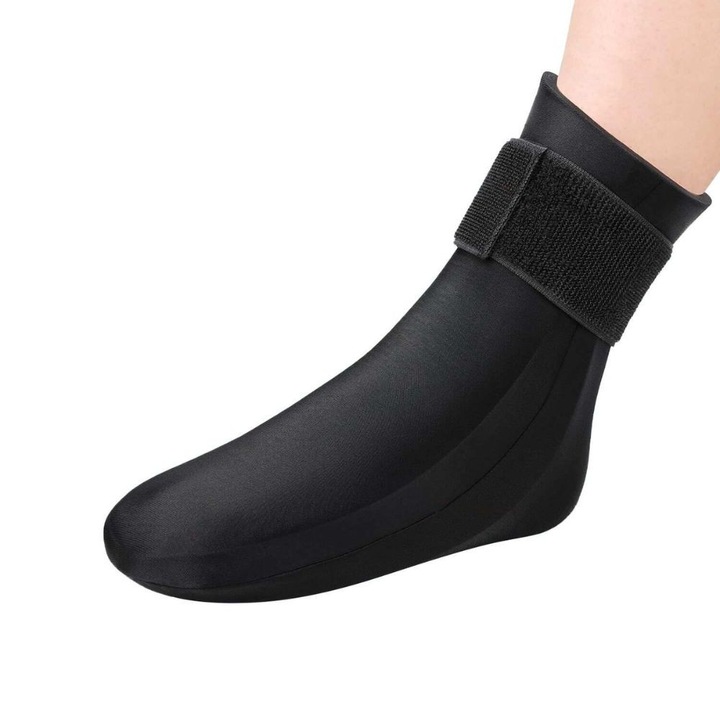 Soseta compresa cu gel THERMOZEN®, pentru terapie cald-rece, ideala pentru combaterea si ameliorarea durerilor, reutilizabila, universala, negru