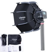 Softbox octagonal 30cm cu grid si montura mini Bowens, Ulanzi AS-D30