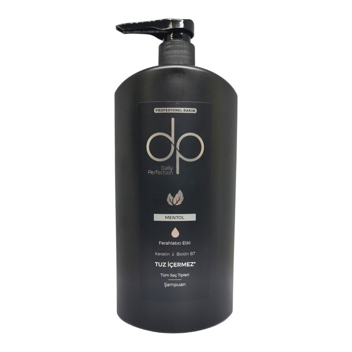 Шампоан за коса DP, Професионален, За всеки тип коса, Мента, 800мл