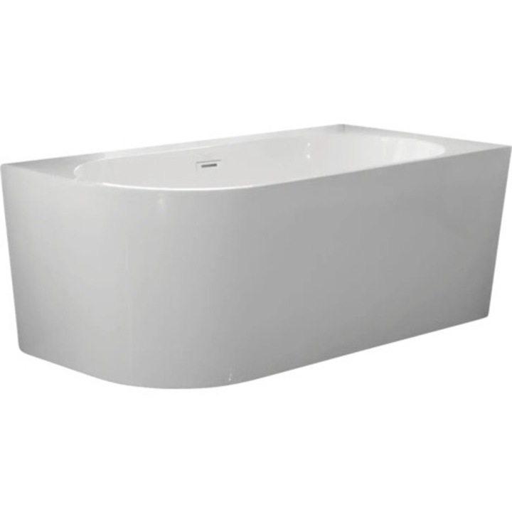 Cada Freestanding De Colt Linea, Dreapta, Acril, 170x75 Cm, 240 L, Alb