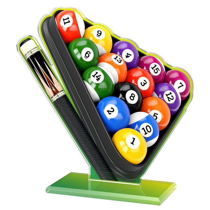 Trofeu acril Biliard