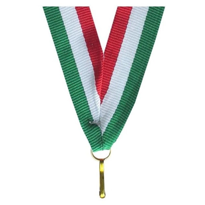 Шнур за медал Червен Бял Зелен 11mm