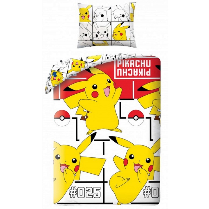 Pokemon ágyneműhuzat szett - 025