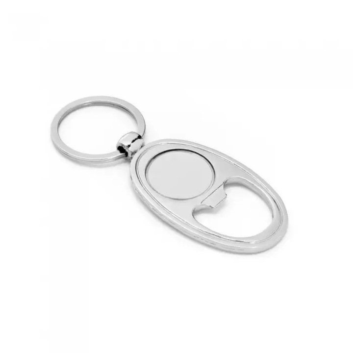 Breloc cu Desfacator de Sticle din Otel Inoxidabil, Argintiu, 6 cm, Dalimag