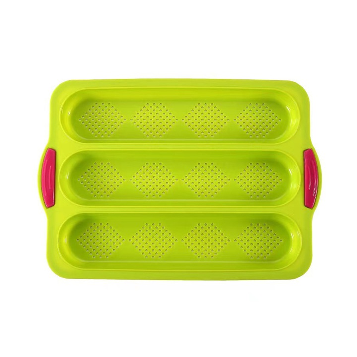 Тава за печене, DPTER, силиконова, 24 x 34,5 см, зелена