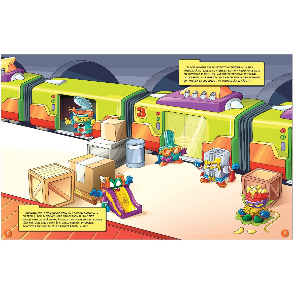 Set de joaca SuperThings - Secret Spies, Carte cu abtibilduri