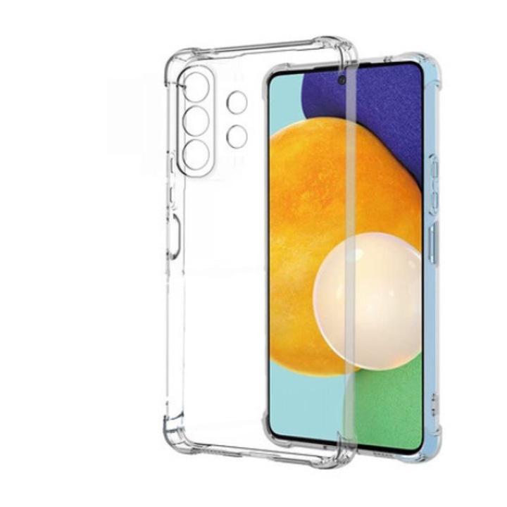 Husa protectie pentru Samsung Galaxy A23, TPU transparent, intarituri in colturi, grosime 1, 5 mm