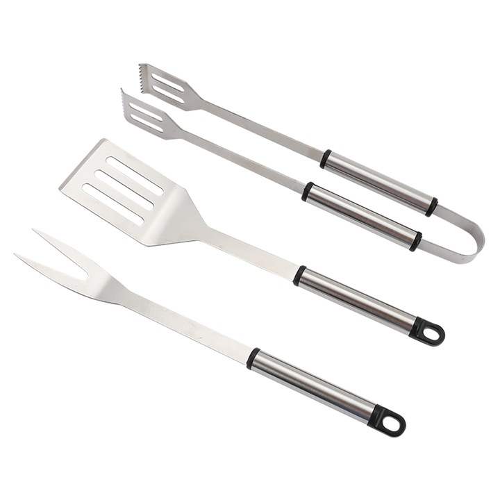 Set 3 accesorii pentru gratar Master Grill MG115, argintiu