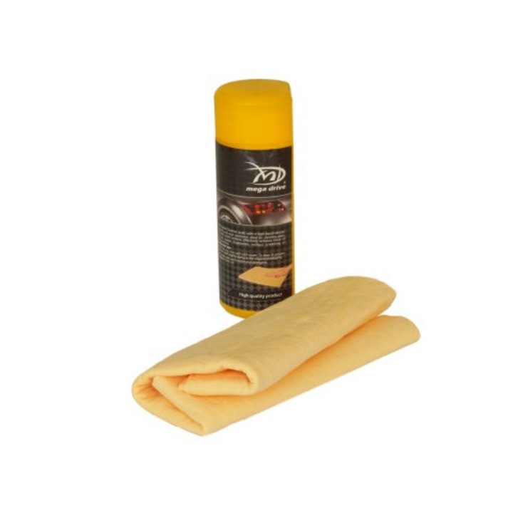 Laveta Piele Sintetica Chamois 64X43 CM Mega Drive