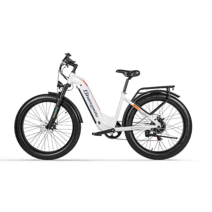 Shengmilo MX06 Felnőtt Elektromos Kerékpár 48V 500W Motor 26 Inch Fat Tire Városi Női Elektromos Kerékpár Férfi Kerékpár 48V 17.5AH Samsung Battery White