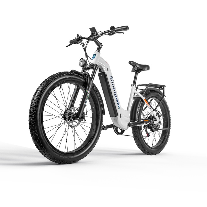 Shengmilo MX06 Női Elektromos Kerékpár, 500W Motor, 48V 17.5Ah (840Wh) Samsung Akkumulátor, Hidraulikus Fékek, 26"x3.0 Zsírabroncs, Shimano 7 Sebesség, Városi és Hegyi Használatra
