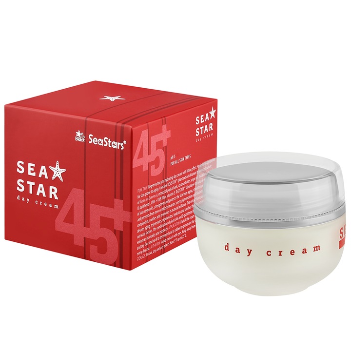 Crema de zi, BSS, Sea Star, 45+, Anti-Age, 50 ml