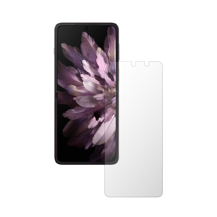 Комплект от 2X вътрешно защитно фолио за екрана iSkinz за Oppo Find N3 Flip - пълно изрязване, невидим Skinz HD, ултра-прозрачен силикон с пълно покритие, лепило и гъвкавост
