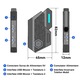Kit Gaming Telefon cu Tastatura Iluminata 39 taste One Hand si mouse, Iluminare Rainbow, Video Game Combo, Suport Telefon Inclus, Wireless Mix SE cu Inteligent Spray Control, Compatibil Android, Mouse Gaming 1600/2400/3200 DPI, RGB, Negru