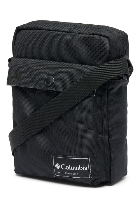 Columbia, Geanta crossbody unisex cu bareta ajustabila Zigzag Side, Negru, 21x15x7.5