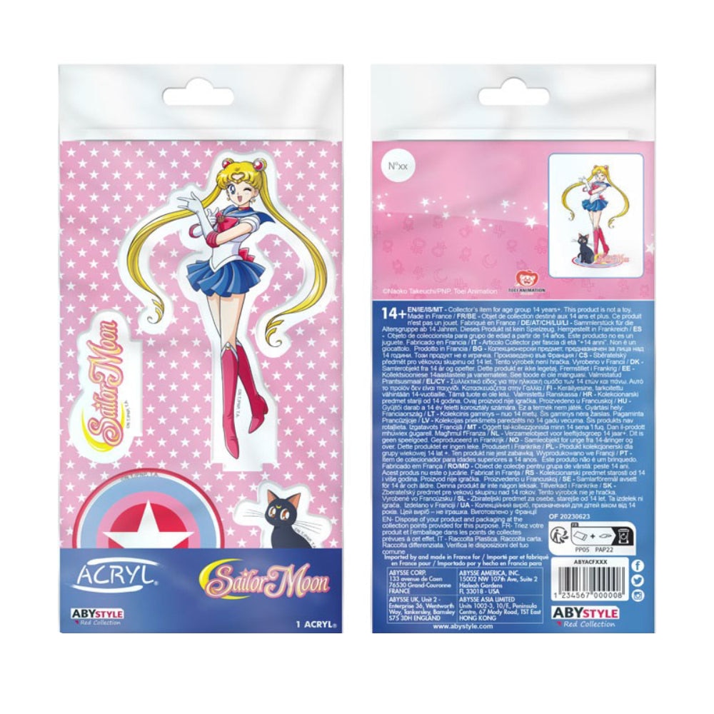 Акрилна фигурка Sailor Moon, Sailor Moon и Luna, 11см - eMAG.bg
