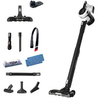 Aspirator vertical fara fir cu mop Vestfrost Aqua Plus VFVM4301WG, motor inverter, autonomie maxim 60 minute, negru