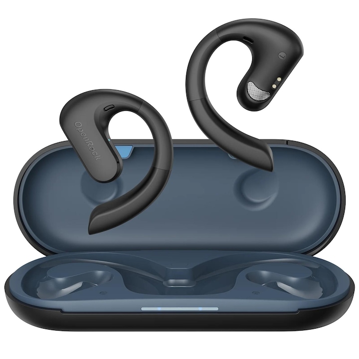 Слушалки Open-Ear OneOdio OpenRock S, TWS, Bluetooth 5.3, IPX5, Black