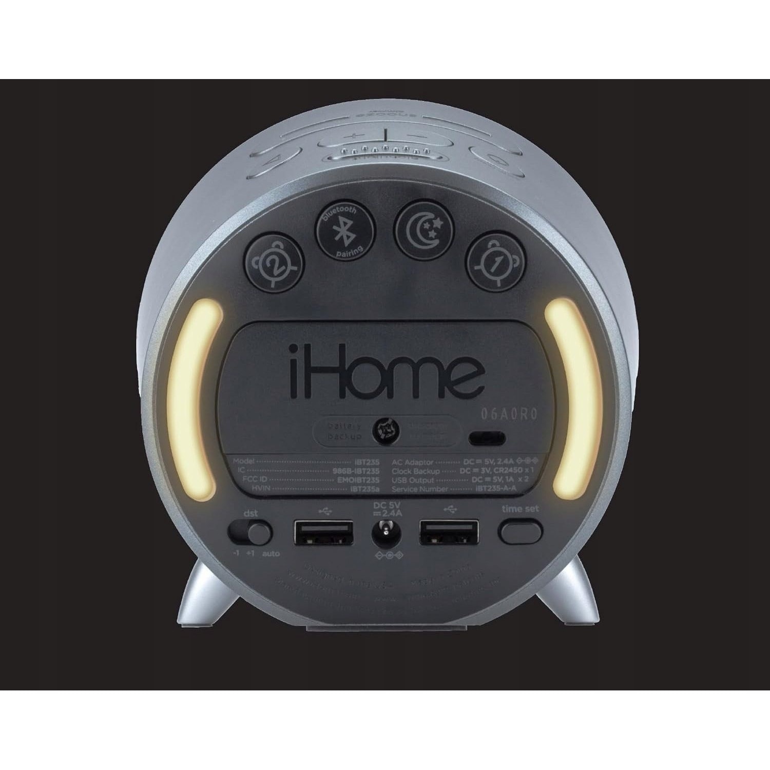 Difuzor Bluetooth ceas cu alarma ceas incarcator USB