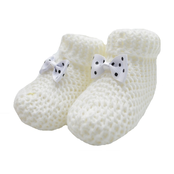 Чорапи за момиче Mini Junior BTO-41 58816, Бял, 56-62 CM