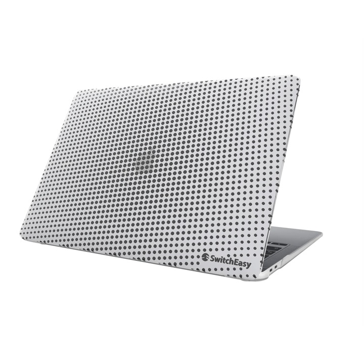 Защитен калъф за MacBook Artist Dots, съвместим с Apple MacBook Pro 13" 2022-2016, SwitchEasy, Ice Dots