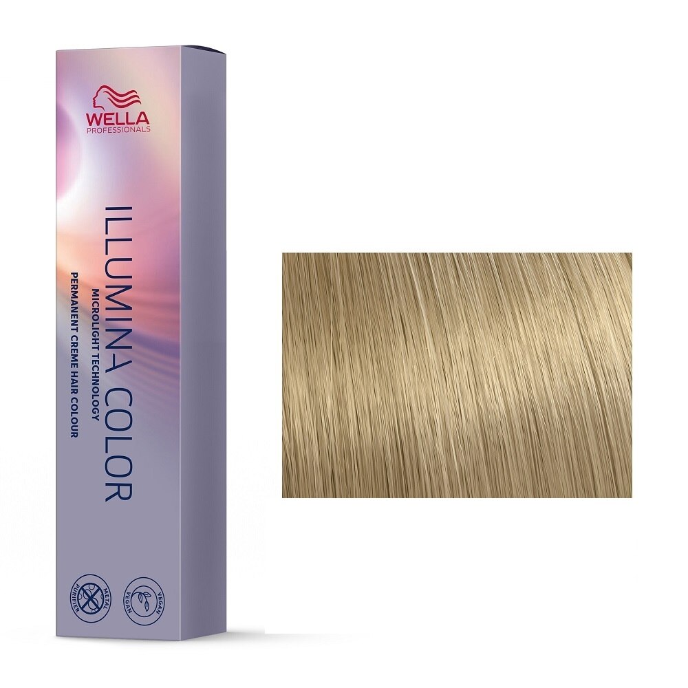 Vopsea de par permanenta Wella Professionals Illumina Color 8/36 blond