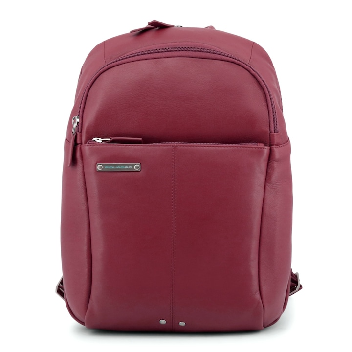 Rucsac Piquadro din piele naturala, portlaptop de 14” si iPad®10, 5’’/9, 7”, bordo, CA3214X2/BO