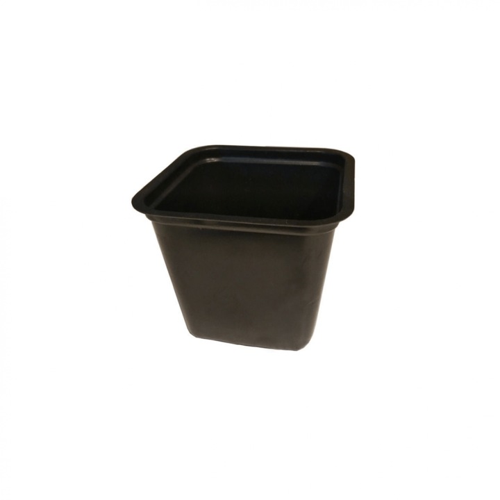 24 darabos palántacserép szett, méret 6 x 6 cm, fekete