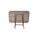 Маса с MDF плот Harlem® Suntalem, 60X110X72 сантиметра, Плот 18 мм, Емайлирани крака, Сгъваема