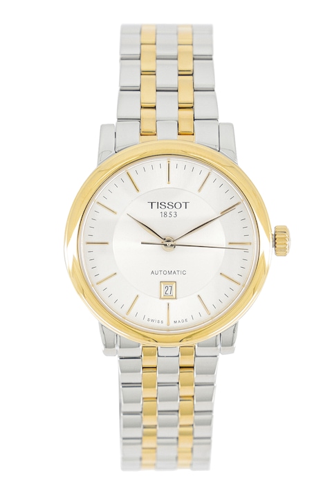 Tissot, Двуцветен автоматичен часовник, Сребрист, Златист