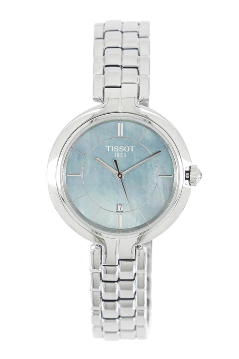 Tissot, Часовник от неръждаема стомана с три стрелки, Сребрист