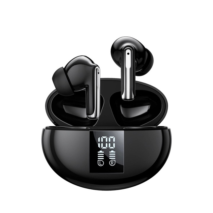 Casti wireless Defender, FreeMotion B645, negru, cu cablu audio