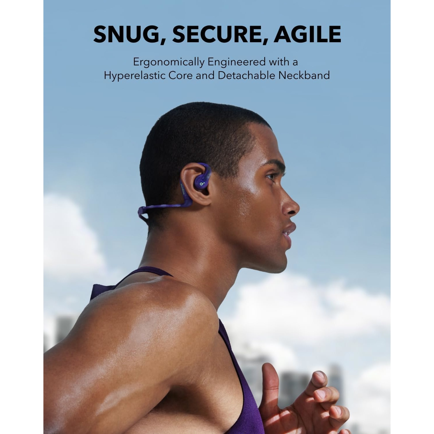 Casti Open-Ear Anker Soundcore AeroFit Pro, True Wireless