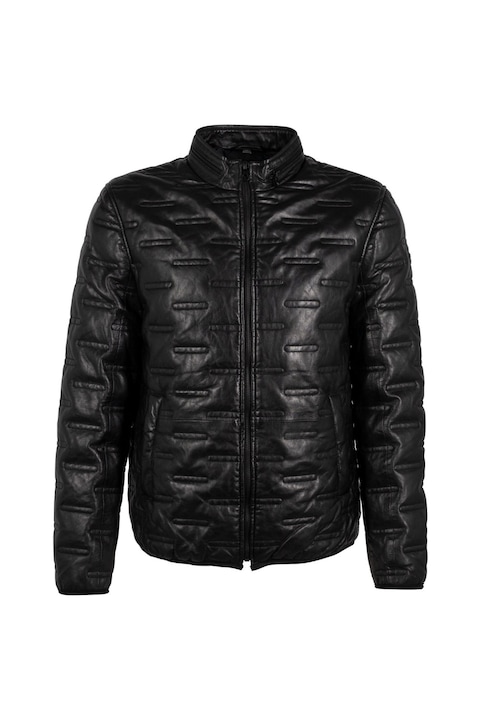 Мъжко кожено яке Gipsy Black GMCalep XL