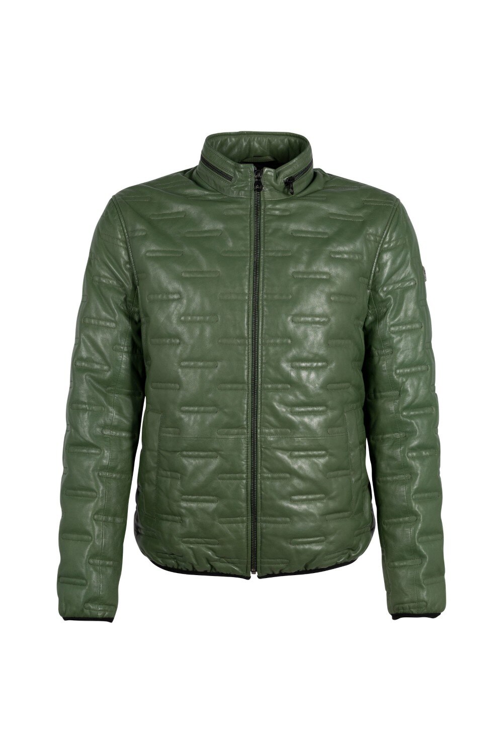 Geaca de Piele Barbati Gipsy Verde GMCalep XL - eMAG.ro
