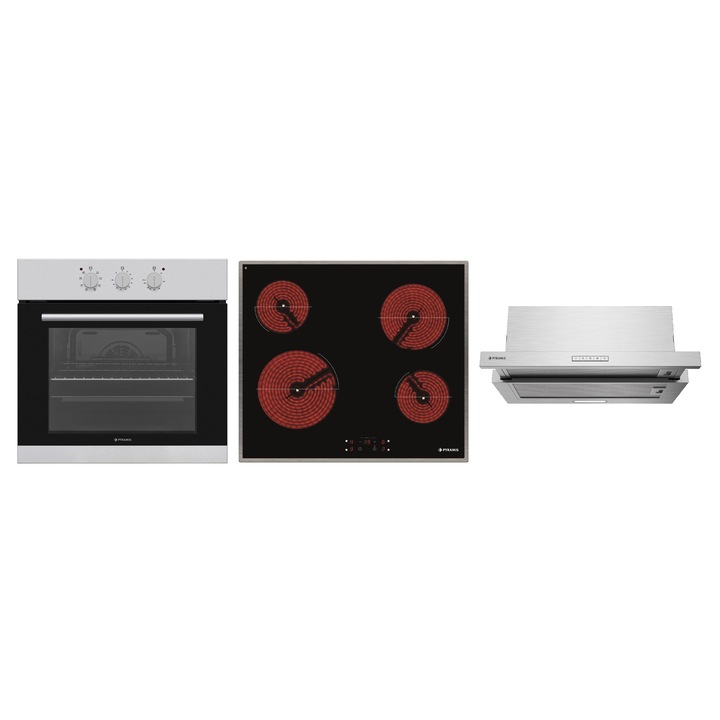 Cuptor Incorporabil FRANKE FCO 82 H BT, Electric, Autocuratare cu Abur, 65 l, Clasa A, Negru