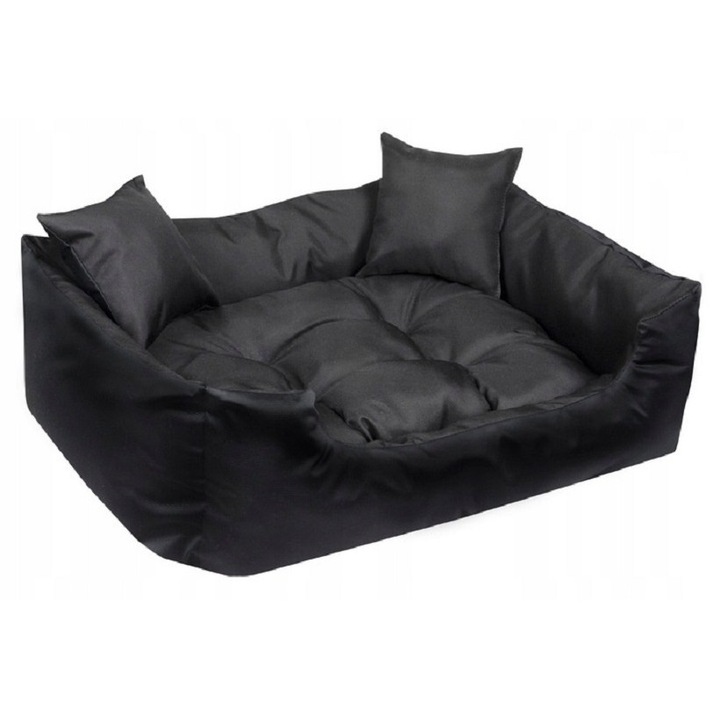 Culcus caine, Ecco, Impermeabil, Poliester/Nailon, 145x115 cm, Negru
