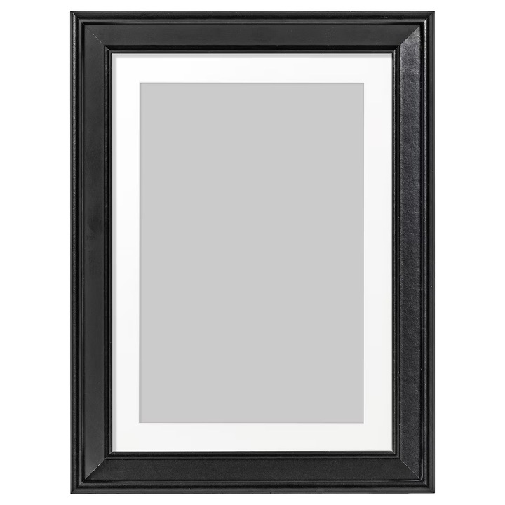 Rama foto MONTI, neagra, MDF, 13x18cm