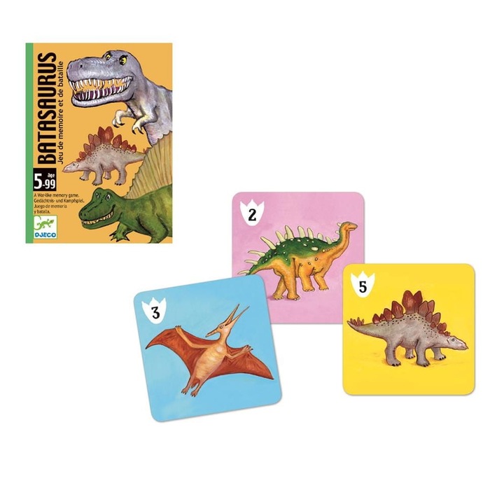 Игра за памет, Djeco Batsaurus, за деца, 5 години
