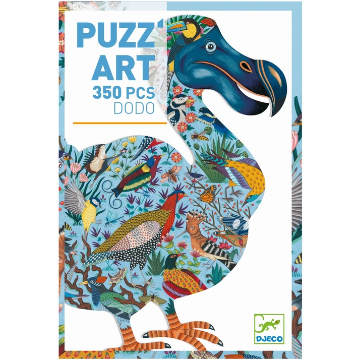 Puzzle, Djeco, 350 piese, 46 x 62 cm, Multicolor