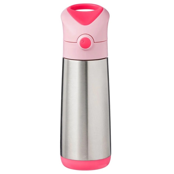Термос бутилка B.BOX Termobottle, двойна изолация, дръжка, 500 мл, Фламинго Физ