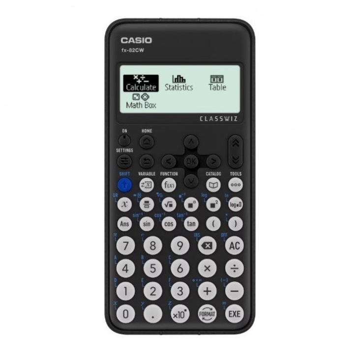 Научен калкулатор Casio FX-82CW, 12 цифри, черен